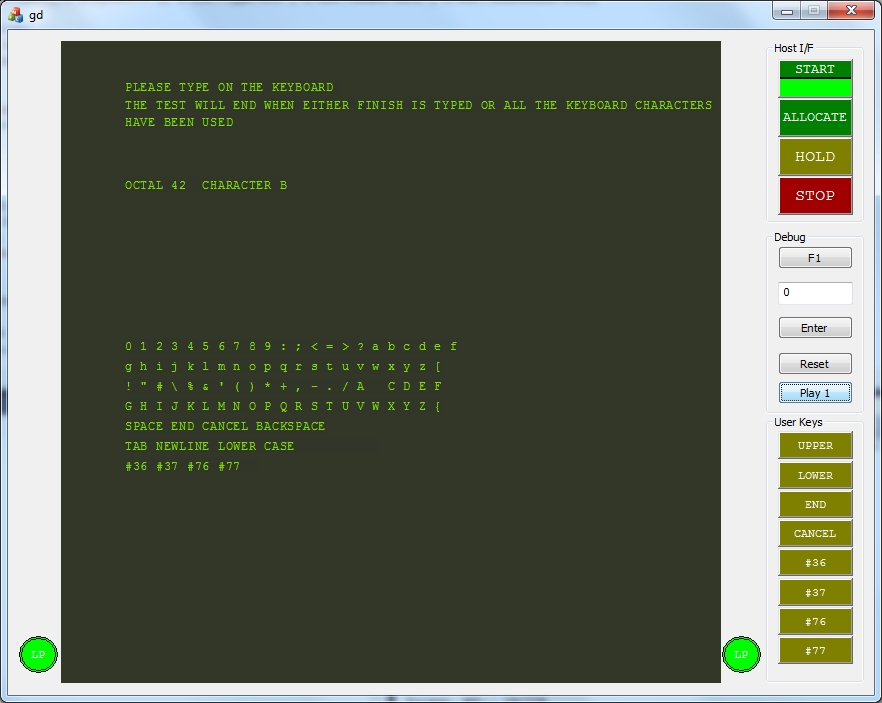 1830 Emulation running #NGDE